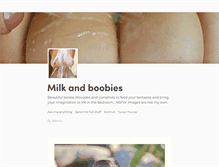 Tablet Screenshot of milkandboobies.com